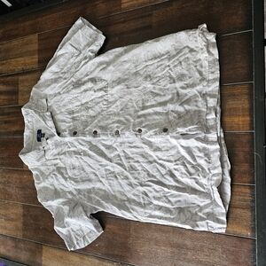 Men's White Short Sleeve Shirt